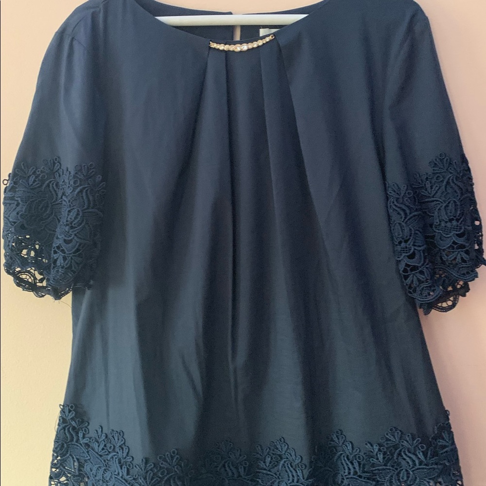 Short sleeve fancy top